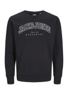 Jjecaleb Varsity Sweat Crew Neck Sn Jnr Tops Sweatshirts & Hoodies Swe...