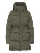 Tjw Midi Vail Puffer Foret Jakke Khaki Green Tommy Jeans