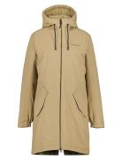 Marta-Lisa Wns Prk 2 Outerwear Parka Coats Beige Didriksons