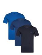 Tshirtrn 3P Classic Tops T-Kortærmet Skjorte Navy BOSS