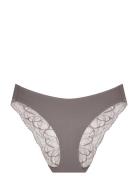 Body Make-Up Illusion Lace Highleg Trusser, Tanga Briefs Grey Triumph