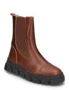 Bisgaard Nilla Lamb Boots Støvler Brown Bisgaard