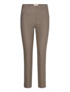 Fqsolvej-Ankle-Pa-Cooper Bottoms Trousers Slim Fit Trousers Brown FREE...