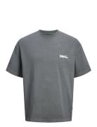 Jorvermont Wash Tee Ss Crew Neck Tops T-Kortærmet Skjorte Grey Jack & ...