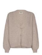 Recycled Wool Mix Ricky Cardigan Tops Knitwear Cardigans Beige Mads Nø...