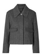 Slfhenny Short Wool Jacket Uldjakke Jakke Grey Selected Femme