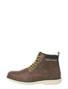 Jfwdenver Pu Combo Boot Snørestøvler Brown Jack & J S