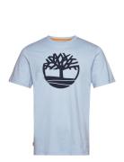 Kennebec River Tree Logo Short Sleeve Tee Skyway Tops T-Kortærmet Skjo...