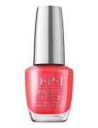 Infinite Shine Left Your Texts On Red 15 Ml Neglelak Makeup Nude OPI