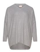 Wa-Sim Tops Knitwear Jumpers Grey Wasabiconcept