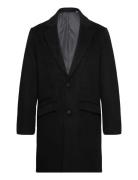 Jjhays Wool Blend Coat Uldfrakke Frakke Black Jack & J S