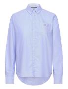 Reg Oxford Shirt Tops Shirts Long-sleeved Blue GANT