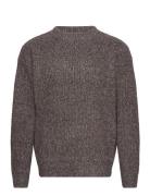 Wbtrooby Nister Knit Designers Knitwear Round Necks Brown Woodbird