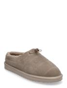 Home Slipper Suede Slippers Hjemmesko Beige Les Deux