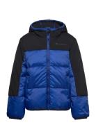 Hooded Jacket Foret Jakke Blue Champion