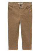 Nmmryan Reg Cord Pant 6411-Hg O Lil Bottoms Trousers Brown Lil'Atelier