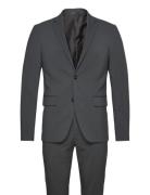 Plain Mens Suit - Normal Length Habit Grey Lindbergh