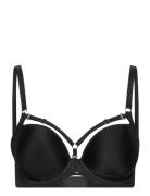 Temptress Lingerie Bras & Tops Push Up Bras Black Freya