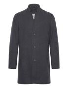 Wool Coat Uldfrakke Frakke Navy Tom Tailor