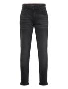 Modern Straight Black Wash Bottoms Jeans Regular Jeans Black Tommy Hil...