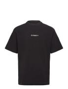 Christopher Structured Tee Tops T-Kortærmet Skjorte Black Fat Moose