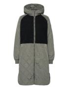 Mschadelyna Kiara Hood Jacket Outerwear Parka Coats Khaki Green MSCH C...