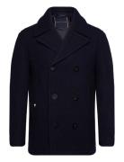 The Premium Classic Peacoat Uldfrakke Frakke Navy Tommy Hilfiger