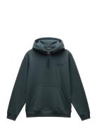 Albula Hoodie Tops Sweatshirts & Hoodies Hoodies Green Napapijri