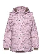 Jacket W. Frills Outerwear Jackets & Coats Winter Jackets Pink En Fant