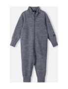 Wool Overall, Parvin Langærmet Body Grey Reima