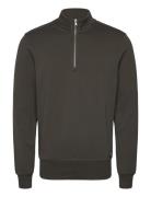 Centre Half Zip Sport Sweatshirts & Hoodies Sweatshirts Black Björn Bo...