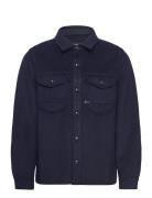 Mens Shirt Long Sleeve Leisure Tops Shirts Casual Navy Denham