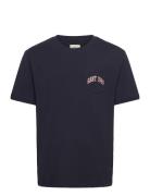 Pocket Graphic Tshirt Tops T-Kortærmet Skjorte Navy GANT