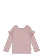 Frilla Shirt Tops T-shirts Long-sleeved T-Skjorte Pink Gugguu