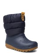 Classic Neo Puff Boot K Vinterstøvler Pull On Navy Crocs