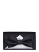 Polyester Bow Tie Butterfly Black Lindbergh Black