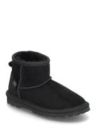 Rkbrisbane Shearling Boots Vinterstøvler Pull On Black Rosemunde Kids