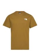 M S/S Redbox Tee Sport T-Kortærmet Skjorte Khaki Green The North Face