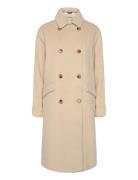 Mmvenice Wool Coat Outerwear Coats Winter Coats Beige MOS MOSH