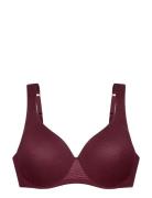 Ximena Demi Lingerie Bras & Tops Full Cup Bras Burgundy Dorina