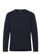 Watson Ls Tee Designers T-Langærmet Skjorte Navy Morris