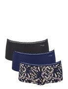 Sloggi Go Crush Short C3P Hipsters Undertøj Blue Sloggi