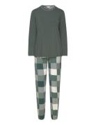 Bamboo Long Sleeve Pyjamas Pyjamas Nattøj Green Lady Avenue