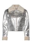 Londres Outerwear Faux Fur Silver Desigual