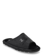 Vivien Velour Padded Slipper Slippers Hjemmesko Black Juicy Couture