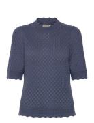 Fqgina-Pullover Tops Knitwear Jumpers Navy FREE/QUENT