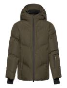 Jcoslay Heat Quilted Puffer Sn Jnr Foret Jakke Khaki Green Jack & J S