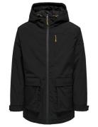 Onstom Parka Athl Parka Jakke Black ONLY & SONS