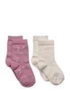 Nmfolinne 2P Sock Socks & Tights Socks Pink Name It