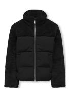 Kogwanja Fur Puffer Mix Coat Otw Foret Jakke Black Kids Only